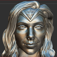 1.png Head sculpt of Gal Gadot Wonder Woman Justice League for articulated action figures.