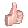 model.png Thumbs up LOW POLY