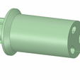 DT-mozzo8mm-3d-bucochiuso.png Free STL file Printed Brushless Motor for RC・3D printable model to download