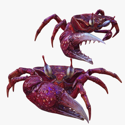 portada-RED.png Crab Crab Crab - DOWNLOAD Crab 3d Model - animated for Blender-Fbx-Unity-Maya-Unreal-C4d-3ds Max - and 3D Printing Crab - POKÉMON - DINOSAUR