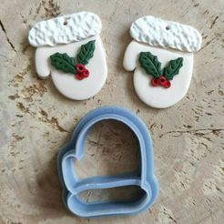 WhatsApp-Image-2022-10-25-at-16.33.09.jpeg STL file Christmas glove - Polymer Cutter (Clay Cutter)・3D print model to download