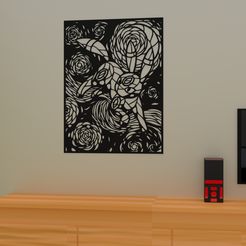 umbreon-render.jpg Fichier STL Art mural Pokemon - Umbreon・Objet imprimable en 3D à télécharger