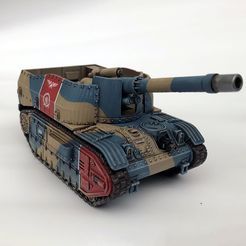 3D Printable Kli-San Battle Tank by Nate Feyma