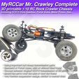 MRCC_MrCrawley_Complete_28.jpg MyRCCar Mr. Crawley Complete. 1/10 Customizable RC Rock Crawler Chassis with Portal Axles and Gearbox