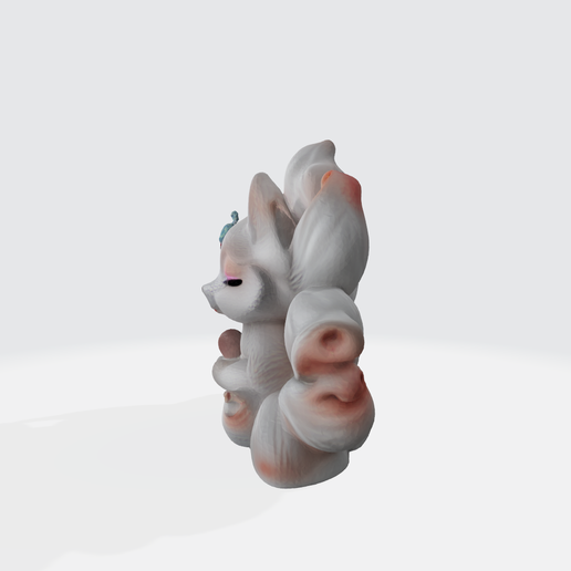 STL file 9 tails miniature 🦊 ・3D print design to download・Cults