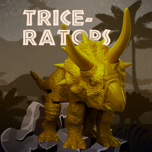 feed.png Archivo STL Triceratops・Design para impresora 3D para descargar, STLFLIX