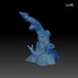 BranchSimple.jpg Three-horned chameleon- Trioceros jacksonii-STL 3D print file-with full-size texture-high polygon