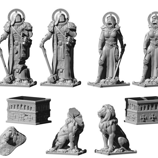 statues.jpg Imperial Throne Room:  Statue bundle