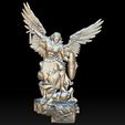 A2.jpg Archangel Michael Bas-Relief 1 3D print model