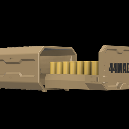 44MAG2.png 44MAG - Print It Yourself Ammo box- 32 Rounds - STL