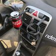 9c2d0ce019272ef7c47a1f8bb7623cf4_display_large.JPG Free STL file Peugeot 307 Can and bottle holder・Object to download and to 3D print