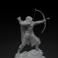 Archer.001.png Medieval Hero Mega Pack  10 Fantasy Characters STL OBJ