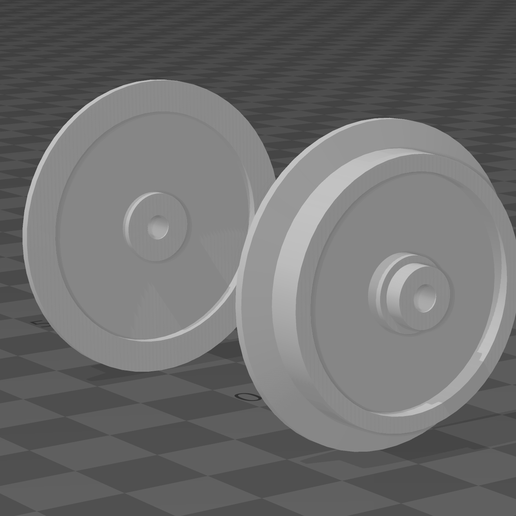 G-Scale 1:22.5 Basic Flat Wheelset