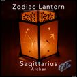 9-Sagittarius-Print-1.jpg Download STL file Zodiac Lantern - Sagittarius (Archer) • 3D printable template, c47