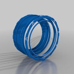 single_preview.jpg Free 3D file Working Stargate Mk2 - Single gate parts・3D print design to download