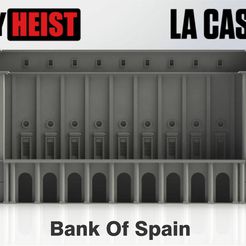 1.jpg Fichier STL Vol d'argent - Banque d'Espagne - The Paper House・Objet imprimable en 3D à télécharger