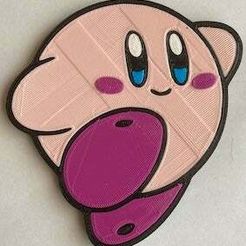 IMG_0062.jpeg STL-Datei badge Kirby kostenlos・Vorlage für den 3D-Druck zum herunterladen