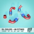 4.jpg Oil coolers & AN fittings set in 1:24 scale
