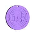 llavero duff v1.stl Porta-chaves Duff