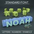 Standard-Font-Cults-01.jpg LetterBank: The personalized Piggy Bank - Value Pack