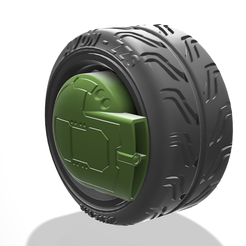 Cyber-Wheel-26mm-05.png STL file 1/24 Cyberpunk style wheels for scale model cars・3D printable design to download
