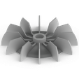 Impeller.png Motor Fan for Electric Hydraulic Log Splitters