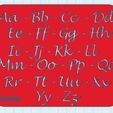 abcimg.JPG Abecedario Manuscrito - Handwritten Alphabet
