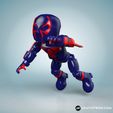 2099-001.jpg Spiderman 2099 print-in-place flexi toy