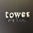 IMG_7359.jpg HIGH TOWER font lowercase 3D letters STL file