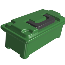 Ammo-Box-1-v1.png STL file Ammo box in 1/24 scale / hunting box V1・3D print model to download