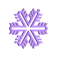 Snowflake 1.stl Christmas Snowflake Ornament_1