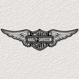 project_20230330_1054150-01.png Harley Davidson Logo Wall Art Motorcycle wall decor 2d art