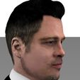 brad-pitt-full-figurine-textured-3d-model-obj-mtl-stl-wrl-wrz (4).jpg Brad Pitt figurine ready for full color 3D printing