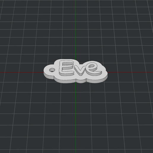Keychain Eve 3D model