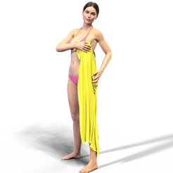 towel-girl-2.png Descargar archivo STL toalla de playa chica 2 • Diseño para impresión en 3D, gigi_toys
