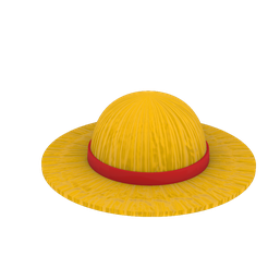 luffy-gorro-perspectiva.png STL file LUFFY HAT・3D printer model to download