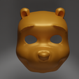 1.png Winnie The Pooh Cosplay Face Mask 3D print model
