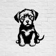 Sin-título.jpg puppy dog wall decoration realistic art mural art