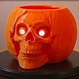Capture d’écran 2017-09-21 à 10.26.57.png Free STL file Pumpkin Skull Remix・3D printing template to download