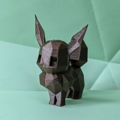 PXL_20210702_103206786~2.jpg Datei STL Eevee Low Poly Pokemon・Design für 3D-Drucker zum herunterladen