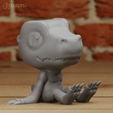 agumonB05.png Agumon Chibi Cute 2 modelos Digimon Adventure