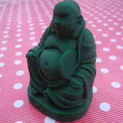 DSC05611.JPG Free 3D file Buddha with flying disc・Object to download and to 3D print