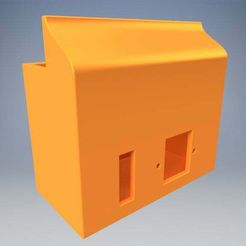 Meanwell LRS-350 outlet and cover by pmichaud, Download free STL model