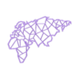 Pieza2MAPA.STL STL file World Map・3D printing design to download