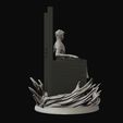 ZBrush Document4.jpg Sosuke Aizen - Bleach 3d print statue figurine