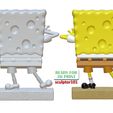 SpongeBob-SquarePants-pose-1-3.jpg SpongeBob SquarePants fan art 3D printable model