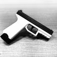 ima_97e239f.jpeg 3D Printed Semi-Auto Airsoft Pistol -The Pudding- No Gas needed, No Batteries needed