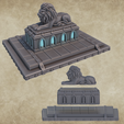 lion-1.png Templar Statue Terrain – Full Kickstarter Campaign Set