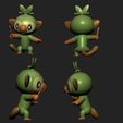 grookey-4.jpg Pokemon - Grookey with 2 poses