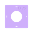 1.stl Wall plate hole template